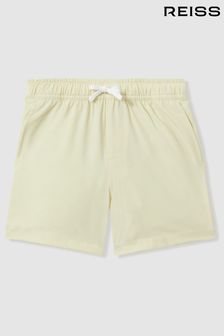 ليموني - Reiss Shore Plain Drawstring Waist Swim Shorts (615604) | 20 ر.ع