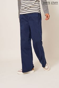 White Stuff blauwe Paulette jeans met wijde pijpen (615655) | €51