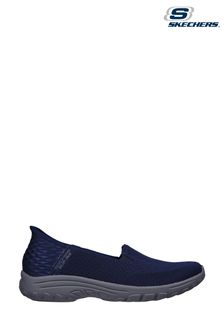 Ladies hot sale blue skechers