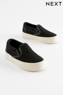 Black Slip-Ons Shoes (615894) | ￥2,430 - ￥2,780