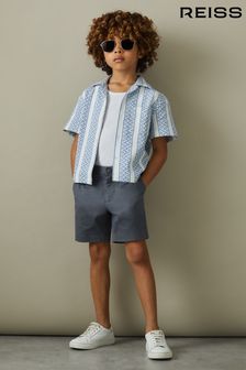 Reiss Airforce Blue Wicket Junior Casual Chino Shorts (616242) | EGP2,340