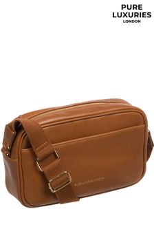 Pure Luxuries London Dion Nappa Leather Cross-Body Bag (616350) | €93