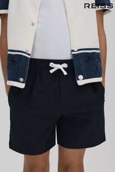 Темно-синий - Reiss Shore пляжные шорты с затягивающимся шнурком на талии (616444) | €33