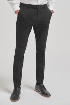 Black Super Skinny Stretch Smart Trousers (616499) | AED100