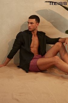 Розовый - Reiss Shore пляжные шорты с затягивающимся шнурком на талии (616761) | €88