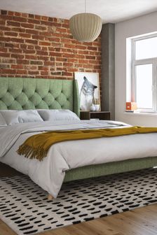 Novogratz Green Her Majesty Linen Bed (617046) | €756