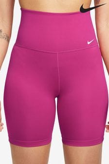 Roz - Pantaloni scurți de ciclism cu talie înaltă pentru 7" Nike Dri-fit One (617133) | 197 LEI