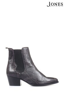 Jones Bootmaker Grey Animal Western Snake Print Ladies Boots (617201) | ₪ 601