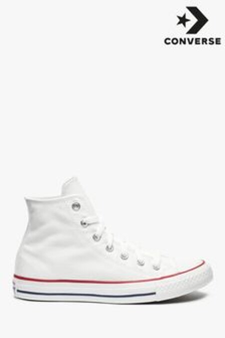 Converse White Regular Fit Chuck Taylor All Star High Trainers (617449) | €77