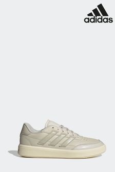 adidas Grey/Ecru adidas Court Block Animal Trainers (618019) | $86