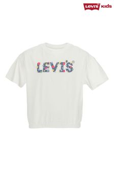 Levi's® Floral Logo Cropped  T-Shirt