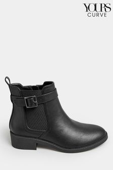 Yours Curve Black Extra Wide Fit Extra-Wide Fit Formal Elite Boots (618564) | €27