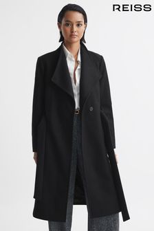 Reiss Freja Tailored Wool Blend Longline Coat (618620) | kr7 290