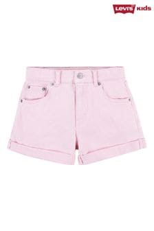 Levi's® Pink Mom Denim Shorts With Roll Cuff (618873) | ￥6,170 - ￥7,050