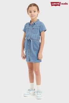 Levi's® Blue Woven Utility Dress (619039) | $94 - $103