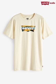 Natural - ® Tricou cu logo și mâneci aripă de liliac Imprimeuri Levi'sSunset (619053) | 119 LEI - 137 LEI