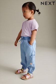 Denim Cargo Trousers (3mths-7yrs) (619103) | KRW25,600 - KRW29,900