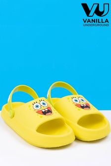 Vanilla Underground Yellow Kids SpongeBob Character Sandals (619266) | 115 SAR