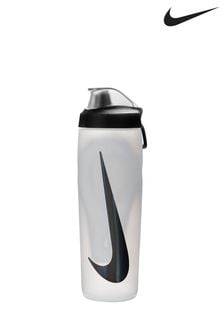 Nike Black/White Refuel Locking Lid 710ml Water Bottle (619972) | LEI 107