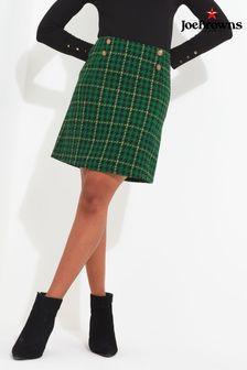 Joe Browns Green Beautifully Bold Check Skirt (620104) | DKK252