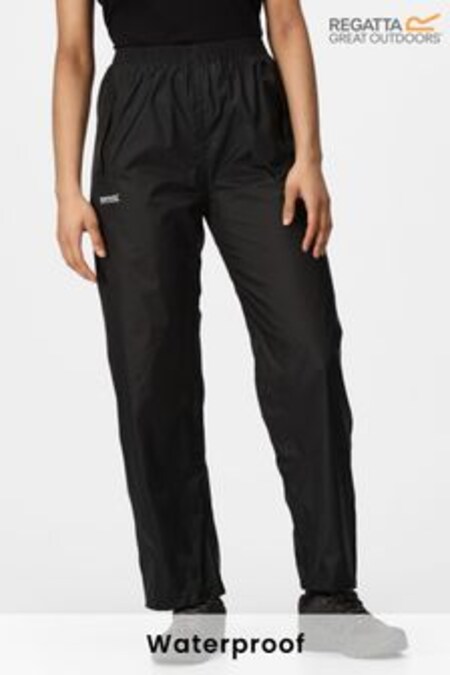 Pantalon imperméable Regatta Pack It noir (620290) | €21