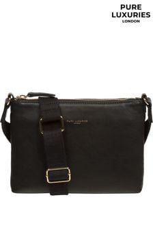 Pure Luxuries London Nessa Nappa Leather Cross-Body Bag (620637) | $89