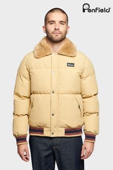 Penfield Mens Archive Padded Bomber Brown Jacket (620673) | kr3,245