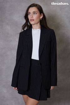 黑色 - Threadbare經典細條紋襯裡西裝外套 (621259) | NT$2,240