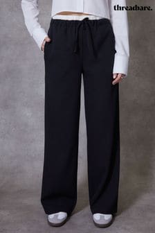 Черный - Threadbare широкие брюки-боксеры с поясом (621307) | €53