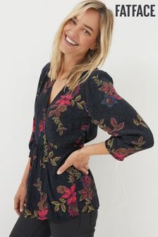 FatFace Black Frankie Dotted Floral Blouse (621342) | €30