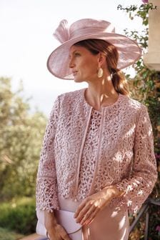 Phase Eight Pink Daisy Lace Jacket (621979) | AED993