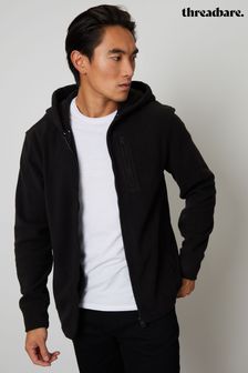 Threadbare Black Micro Fleece Zip Through Jacket (622282) | 153 SAR
