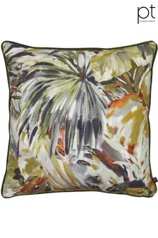 Prestigious Textiles Papaya Orange Palmyra Tropical Feather Filled Cushion