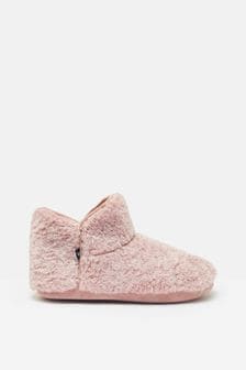 Pink - Joules Cabin Luxe Faux Fur Slipper Boots (622658) | CHF 53