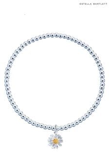 Estella Bartlett Silver Sienna Wildflower Bracelet with Beads and Wildflower (623333) | $25