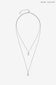 Mint Velvet Silver Tone Double Necklace (623373) | €40