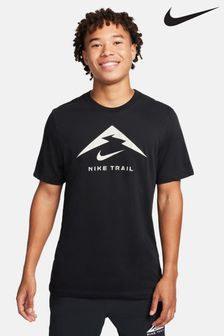 Schwarz - Nike Dri-FIT Trail Lauf-T-Shirt (623431) | 51 €