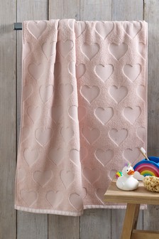 Pink Heart Towel (623983) | 13 € - 26 €