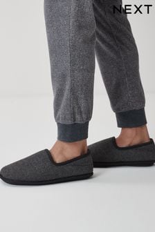 灰色人字斜紋 - 包跟拖鞋 (624070) | HK$173
