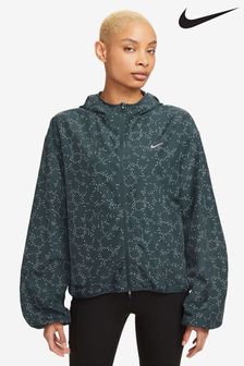 Темно-зеленый - Nike куртка для бега Dri-fit (624600) | €56