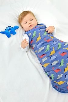 JoJo Maman Bébé Dino Print 2.5 Tog Baby Sleeping Bag (624832) | AED155