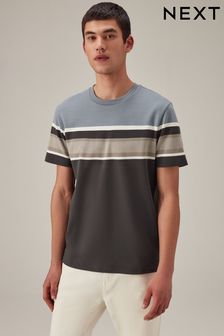 Blau/Neutral - T-Shirt in Blockfarben (625064) | 37 €