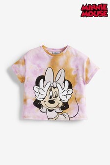 חולצת טי בצביעת טאי דאי מורשית של ™Disney עם מיני מאוס™ (גילאי 3 עד 16)