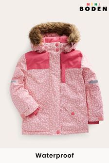 Boden Pink All Weather Waterproof Hooded Coat (626084) | €47.50 - €52