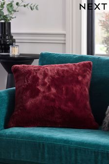 Cushions Purple Plain Square Homeware Livingroom Next Luxembourg