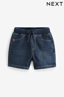 Dark Wash Jersey Denim Pull-On Shorts (3mths-7yrs) (627063) | EGP289 - EGP350