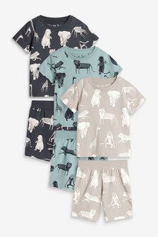 3 Pack Short Pyjamas (9mths-12yrs)
