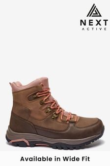 Blush Pink Regular/Wide Fit Next Active Sports Performance Forever Comfort® Waterproof Walking Boots (627170) | SGD 126