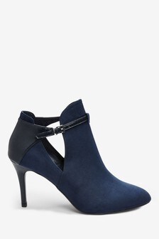 Bottines Forever Comfort® à talons hauts ouvertes sur les côtés