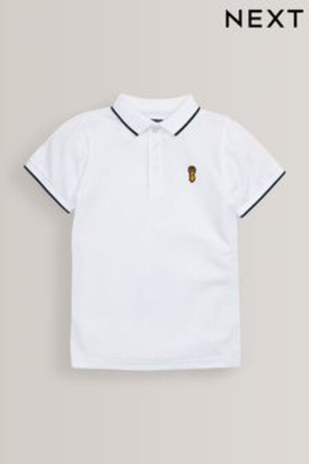 White Short Sleeve Polo Shirt (3-16yrs) (627385) | $15 - $26